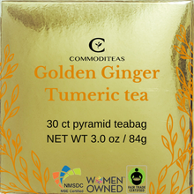 Load image into Gallery viewer, Golden Ginger Turmeric tea
